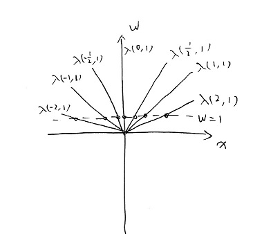 Geometric Meaning of Homogeneous Coordinates